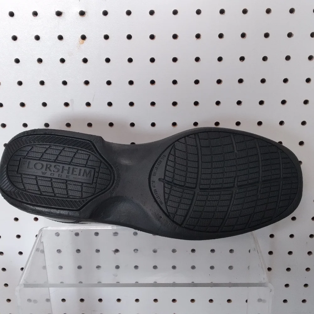 FLORSHEIM Safety Work | Black Shoes | Men Leather Steel Toe Slip & Oil Resistant